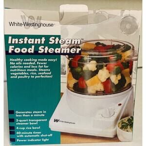 White-Westinghouse Instant Steamer Veggie Rice Cooker Model WHA2064 NIB
